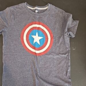 Old Navy Blue Captain Shield Kids Tee